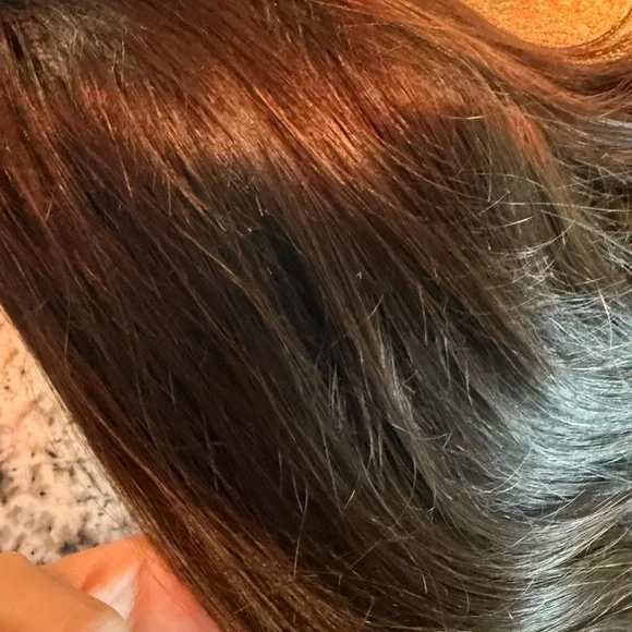 Real human hair  Brown Wig with Black Strap - Picture 3 of 5